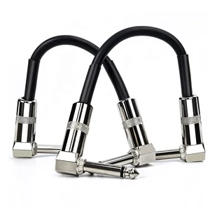 1/4 TS Jack Electric Braid Pedal Guitar Patch Lead Stereo Instrument Cable