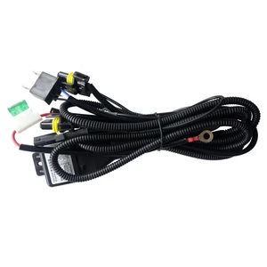 Others Car Light Accessories Wire Harness Controller with Relay for H4 hid Xenon Bulb 12V 35W 55W Car Wiring Harness
