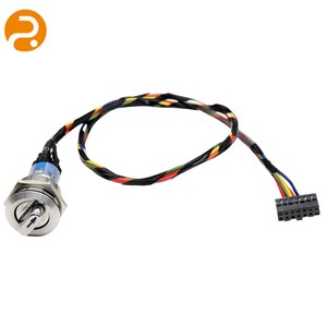 Custom Automotive Metal Selector Switch Wiring Harness PVC Twisted Multi-Color Wire OFC Copper Industrial Automation Control