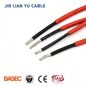 PV1-F Photovoltaic Cable XLPO Insulation ROHS Compliant Eco-Friendly Lightweight Durable Aluminum Conductor 0.6/1 KV 105C