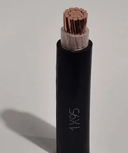 1*95 Power Cable Pure Copper Conductor XLPE Insulation PVC Jacket Industrial & Construction Use