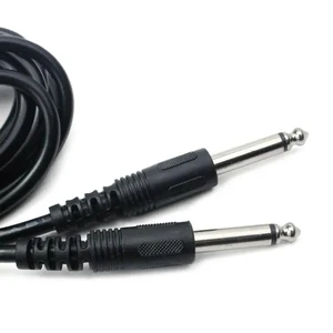 Black 3M Instrument Cable Guitar Audio Cable Guitar Cables with 1/4 Inch Mono Jack