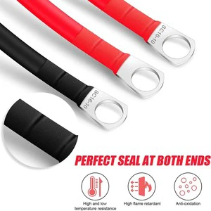 Flexible Solar Battery Cable 100% Copper Core PVC High Temperature Resistant IP67 Rated Low Voltage 12V Inverter Golf Cart