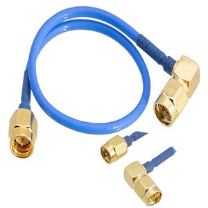 High Frequency Communication Wires and Cables Round SMA-Male Shielded RF Harness