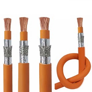Silicone Rubber Shield Battery Cable Flexible High Temperature Resistance Energy Storage EV Cable