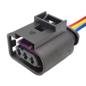 3 Pin Auto Waterproof Connector Engine Oil Rail Pressure Plug Wire Harness Cable Pigtail 4D0 971 993 4D0971993