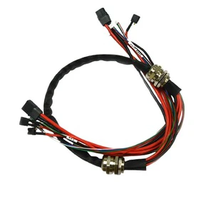 UL3239 High Voltage High Temperature Heating Film Wire Harness GX12-3P Photovoltaic Conductive Wiring Dust Sensor Wire