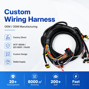 Custom Industrial Relay Wire Harness for Electronic Applications for Automobiles Agricultural Machinery Mechanical Equipment