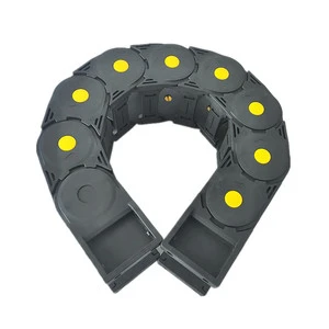Yodel Custom Reverse Bend Wire Harness Holder Cadenas De Arrastre Articuladas CNC Nylon Cable Drag Chain for Tow Truck