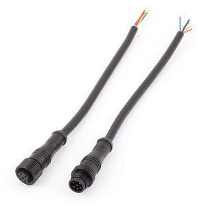 Waterproof Electrical Wire Connector IP67 Male To Female 2pin 3pin 4pin 5pin Conector For Led Outdoor Waterproof Cable