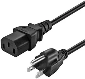 3 Prong AC Power Cord Cable Compatible with Block Rock Path Finder Tail Gate Bluetooth Speaker Guitar Amplifier Musical