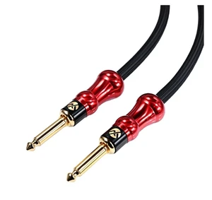 copper silver plated 6.35 guitar cable 6.5TS large two core noise reduction explosion-proof hot plug-in silent audio cable