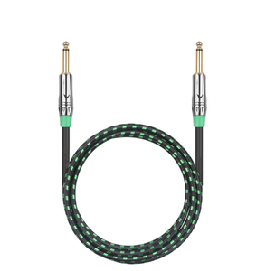 6.35TS Guitar Cable Gold-plated Large Three-core Oxygen-free Copper High-fidelity Electronic Instrument Balanced Harness