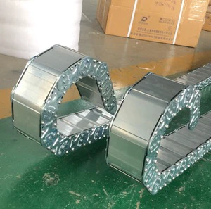 High Quality Fully Enclosed Flexible Steel Cable Drag Chain for Transport and Construction Machinery