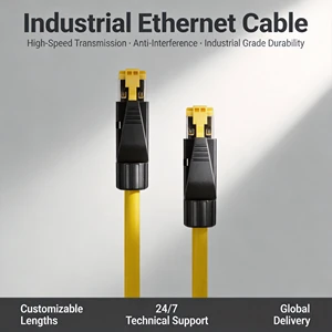 Industrial Ethernet M3 Communication Cable CAT6 Anti-Jamming Wiring Harness