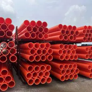 High-Durable MPP Pipe for Renewable Energy Cable Protection Systems Flexible MPP Material for Drainage Model Orange Pipe