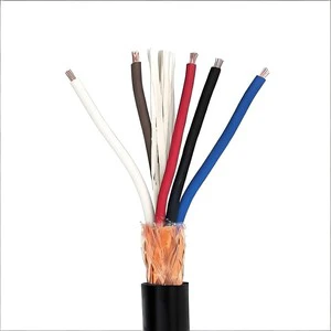 Shielded Control Cable RVVP 5-core, Using Copper Conductors And Polyvinyl Chloride Insulation Material