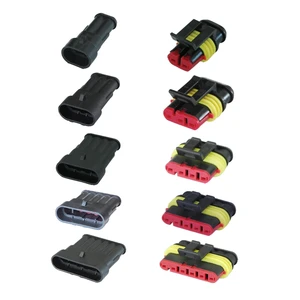 Automotive Electrical Connector Types 282080-1 Cable Protection Nylon Housing 2P 3P 6P 10P Wire Connectors Brass Manufactured