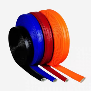 Heat Shielded Fire Sleeve Silicone Coated Fiberglass Heat Protection for Automotive Hoses, Wiring Harness, Exhaust, Spark Plug