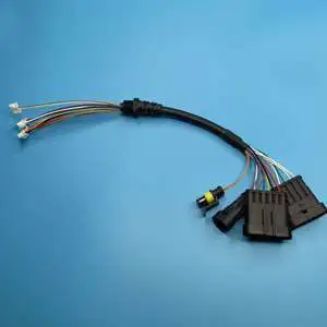 Custom Copper Core 1.5mm Auto Electronic Car Wire Harness 282107-1 282108-1 282080-1 TE AMP Automotive Terminal Cable Harness
