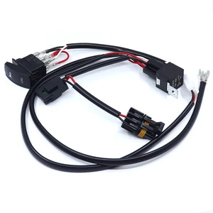 Automotive Cable Car Horn Wiring Harness with PVC/Nylon Insulation and Pure Copper Conductor