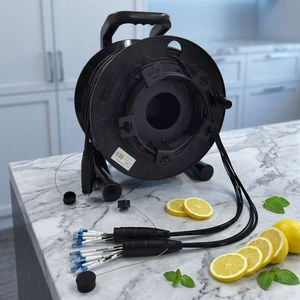 Optic Cable With Protective Cap For Broadcast Event Stage Fiber Field Assembly Optical Fast Connector Outdoor