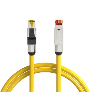 Linkwylan Premium Hi-Speed 40GBit Cat8 Pre-Assembled Connection Cable 22AWG Cable with Field Connectors Communication Cables