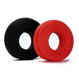 Wholesale Halogen Free Tinned Copper PV1-F Solar Cable XLPE Double Insulated Single Core 1.5mm 4mm 6mm Power Station