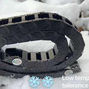 Bridge-type High-speed Plastic Cable Drag Chain, Reinforced Nylon, Wear-resistant & Silent, Openable, Highly Flexible.
