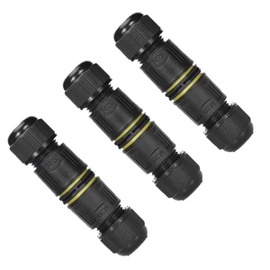 M20 IP68 Waterproof Aluminum/Nylon UHF RF Solar Power System Outdoor Power PCB Cable Connector Straight Quick Release to Board
