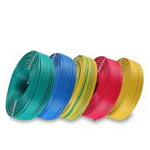 2.5mm Single Core Pure Copper PVC House BVR Wiring Electrical Cable 600V Rated Voltage RV Model Wire for Construction