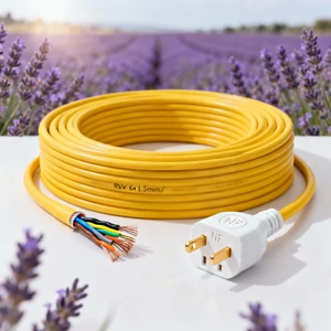 Easy Installation Wear Resistant France Renovation Projects and Temporary Wiring High Efficiency Rvv Rvvp Power Cables