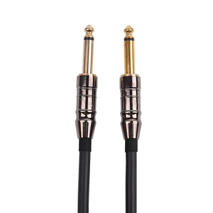 Wholesale Professional Instrument 6.35mm Guitar Microphone Cable Premium Flat Instrument Electric Kabel