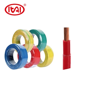 Hot Sale HuaTai High Quality Nylon Sheath THHN Building Wire PVC Insulated Stranded Copper Coil 750V for Home Appliances
