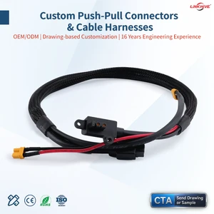 Braided Wire Harness Custom High Density Woven Cable Assembly For Automotive Industrial Equipment Durable Wiring Loom Wholesale