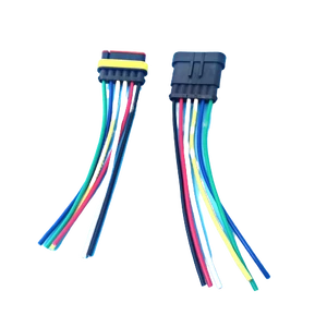 Automotive Waterproof Connector Wire Harness 6 Pin Sealed Cable Assembly for Car and Motorcycle Applications