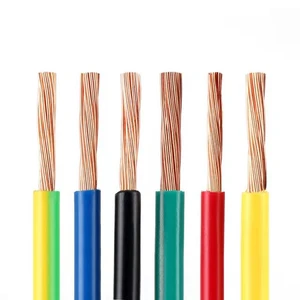 300/500V Single Core Flexible Cable 1mm² 1.5mm² 2.5mm² 4mm² Stranded Copper Conductor PVC Insulated Building Wire