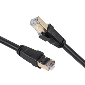High Performance Shielded Cat6a Ethernet Cable with PVC Jacket RJ45 Connectors for Data Center Industrial Use IOT Applications