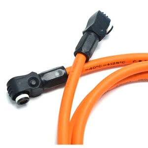 High Voltage Connector Ev Wiring Harness Amphenol Connector EV 25 Sq Mm Cable 1500V PV Energy Storage Battery Charging Cable