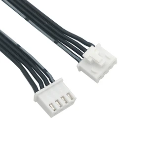 XHB with Locking Terminal Cable XHB2.54 4P Cable Black Silicone Wire High Temperature Resistant Wiring Harness