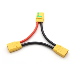 Amass XT90-S Series 10AWG 100mm Anti-Starts Connector Adapter Wire Plastic Battery Harness for RC Battery