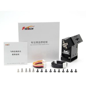 12V 80kg.cm Brushless Motor Dual Shaft RS485 Current Feedback Metal Robot Servo Robot End Effector Wheeled Robot Joints Servo