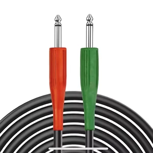 Low Noise Guitar Audio Cable OFC Wire + PVC Jacket 10ft/20ft Colorful for Guitar Studio Use