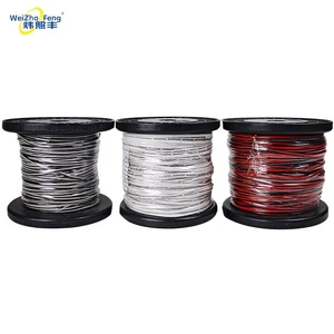 99.9% Pure Copper Flat PVC Stranded Cable UL2468 2*2.5mm Insulated Flexible Wire for Heating Applications