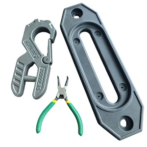 New Model Triangle Accessories for Cars Off Road Recovery Winch Rope with Hook Winch Cable 4x4 Winch Damper
