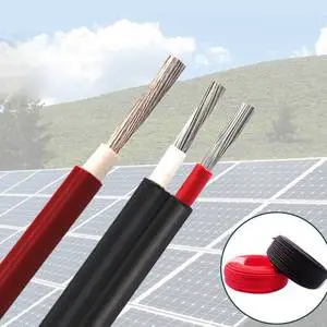 2022 2.5mm Certified PV1--F DC Line Solar Cable Tinned Copper Core Xlpe Insulated Power Cables