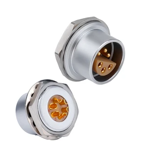 Hot Sale Short 2C Series Short Gold-Plated Contacts Electrical Extension Cable IP50 Dustproof Circular Self-Locking Connector
