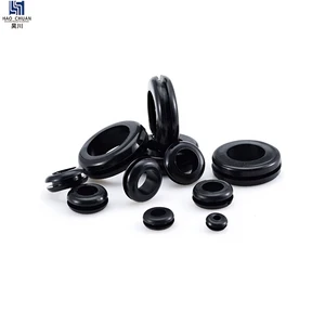 Custom Silicone Rubber Grommet for Home Appliance Automotive Wire Harness Protective Bushing Fast Mold Factory Non-standard Size