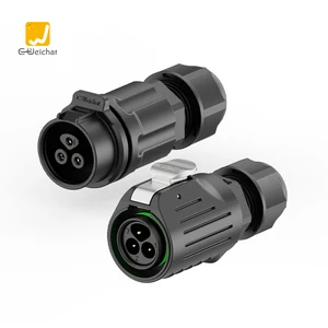 Factory Direct Sale Male Female Cable Connector 3 Pin Electric Plug Connector Female Dc Power Plug Connector