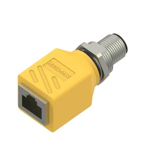 Marvtech Industrial Rj45 Adapter Type to RJ45 Jack Lan Connector D Coded Ethernet M12 Male Straight IP67 4 Pin Female Tianjin